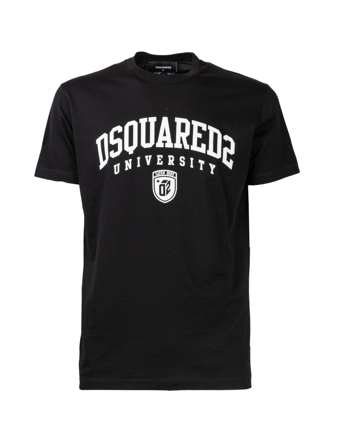 shop DSQUARED2 Saldi T-shirt: Dsquared2 t-shirt in jersey di cotone.
Vestibilità regolare.
Taglio girocollo.
Maniche corte.
Stampa lettering "DSQUARED2 UNIVERSITY" sul davanti.
Composizione: 100% Cotone.
Fabbricato in Romania.. GD1166 S23009-900 number 271126